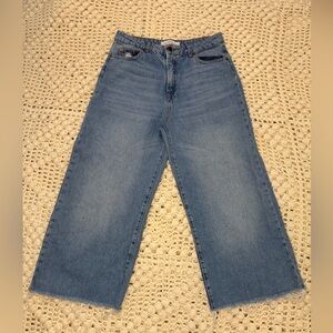 Women's Blue Wide-Leg Jeans